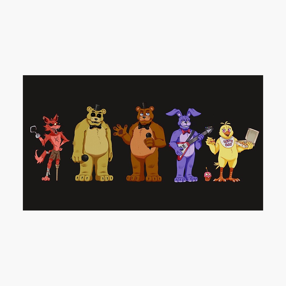 Withered foxy five nights at freddys 2 Art Board Print for Sale by  teraMerchShop