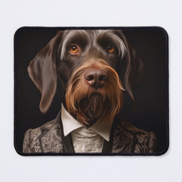 Item preview, German Wirehaired Pointer Dog in Suit designed and sold by Merchgard.