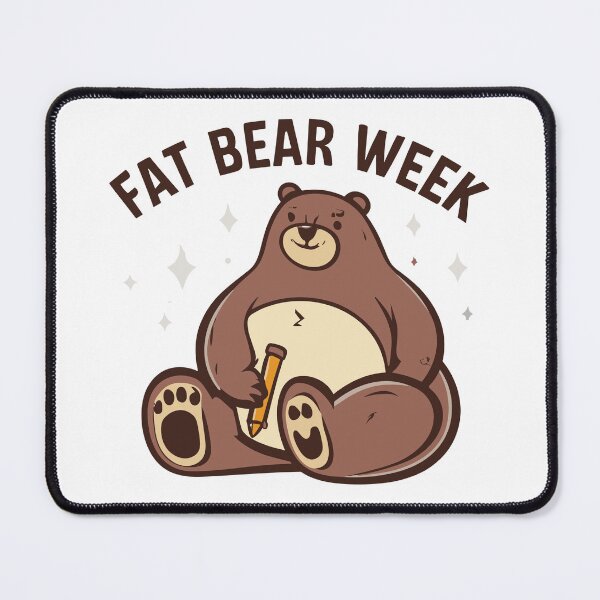 Item preview, Bear-ly Fit, But Fat-tastically Happy: Celebrating Fat Bear Week in Style! designed and sold by ArtQueen777.