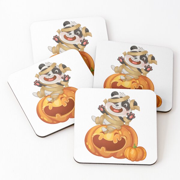 Item preview, Halloween Panda Mummy Sticker designed and sold by Folomkina-store.