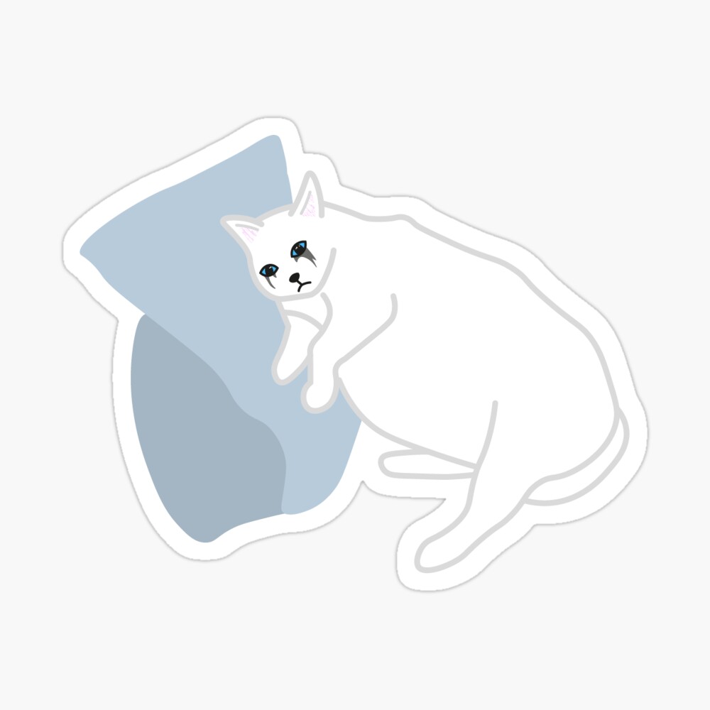 Sadge cat Melvin Magnet