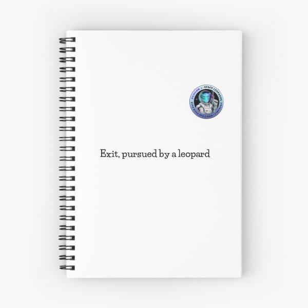 Item preview, Exit, Pursued by Leopard (black text) designed and sold by Funcon.