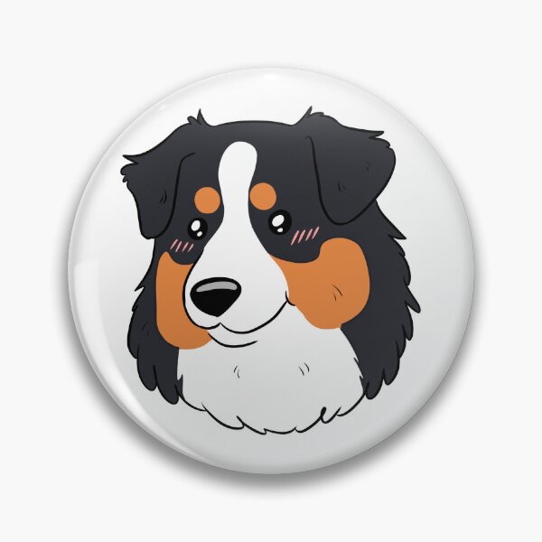 Item preview, Cute black tri australian shepherd dog face designed and sold by Yaragold.