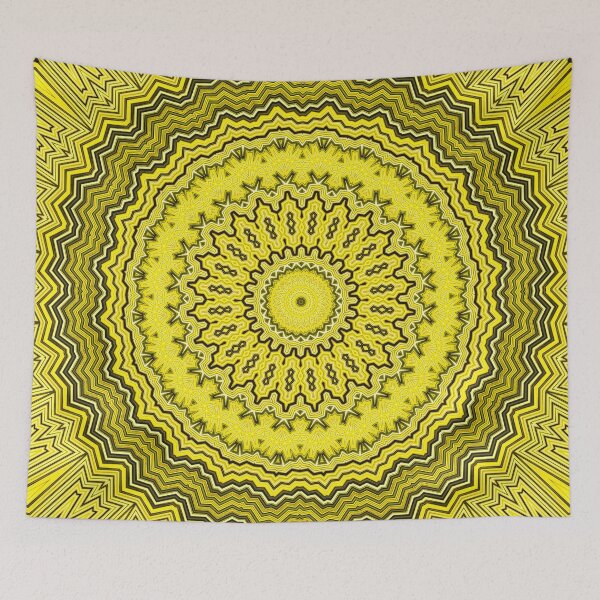 Item preview, Yellow Solar Plexus Chakra Mandala designed and sold by KaSaPo.