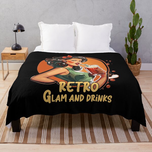 Item preview, Retro glam and drinks designed and sold by PepeCartoon.