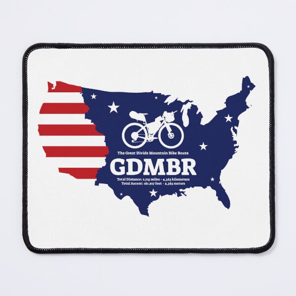 Item preview, Great divide mountain bike route map designed and sold by mejohnny.