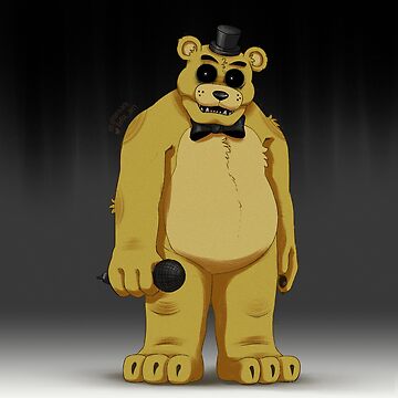 Golden Freddy FNAF 1 Render Sticker by Angel300-LQ