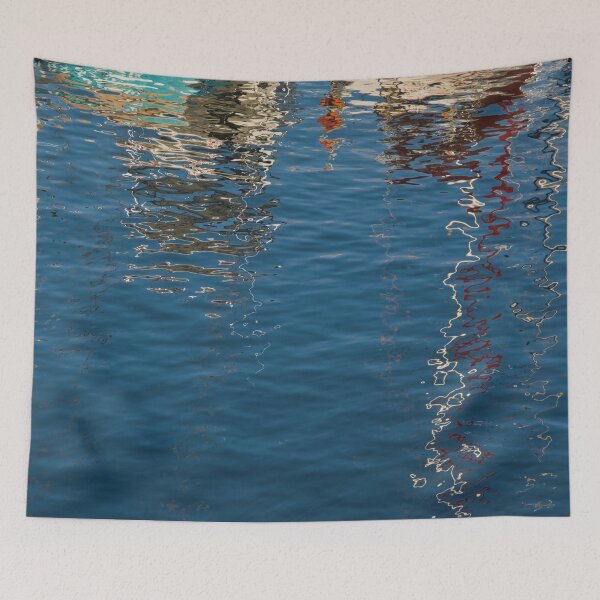 Item preview, The shimmering waters of Funchal Harbor designed and sold by NancyKHajjar.