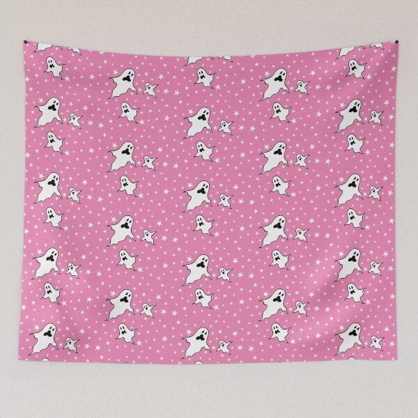 Item preview, Halloween Ghosts 2 - Pink Background designed and sold by Helen McCartney Designs.