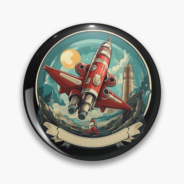 Item preview, 01 Retro Rocket Dreams designed and sold by Ignacio Junquera.