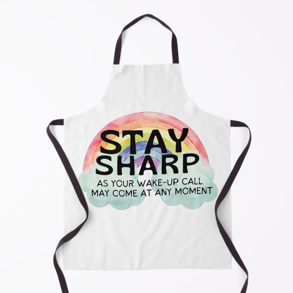 Item preview, Stay sharp, as your wake-up call may come at any moment: Rainbow Version designed and sold by Happy-PrintZ.