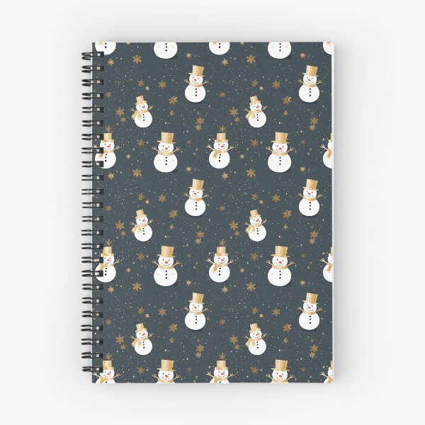 Item preview, Gold and White, Cute Snowman, Composite Overlay Pattern #1 designed and sold by ARTficiallyAnon.