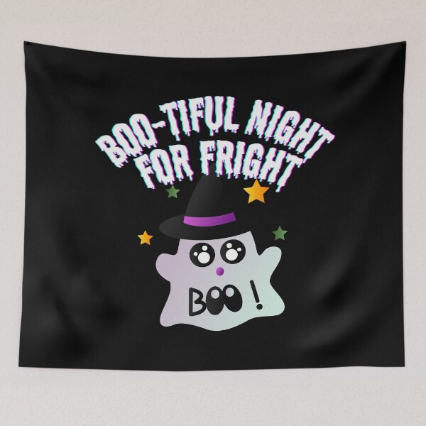Item preview, Boo-tiful Night For Fright Halloween Ghost designed and sold by funkycoolshirts.