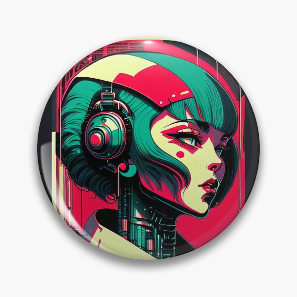 Item preview, Robot cyberpunk girl designed and sold by Viesii.