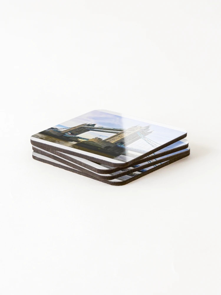 Thumbnail 4 of 5, Coasters (Set of 4), Tower Bridge  designed and sold by Ribster13.
