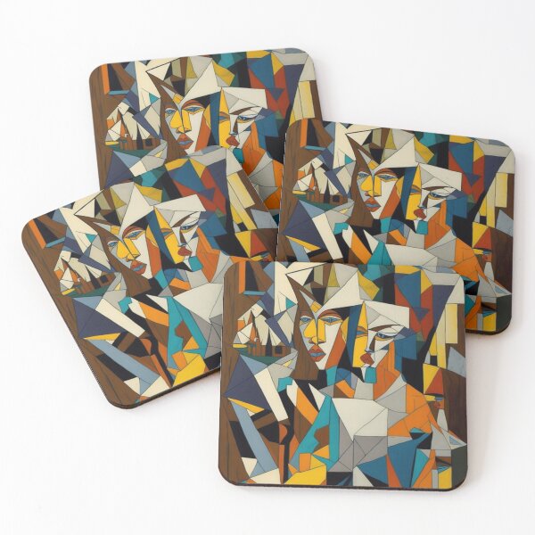 Item preview, CUBIST DIGITAL PAINTING designed and sold by UTOPIKA.