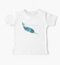 narwhal art Baby Tee