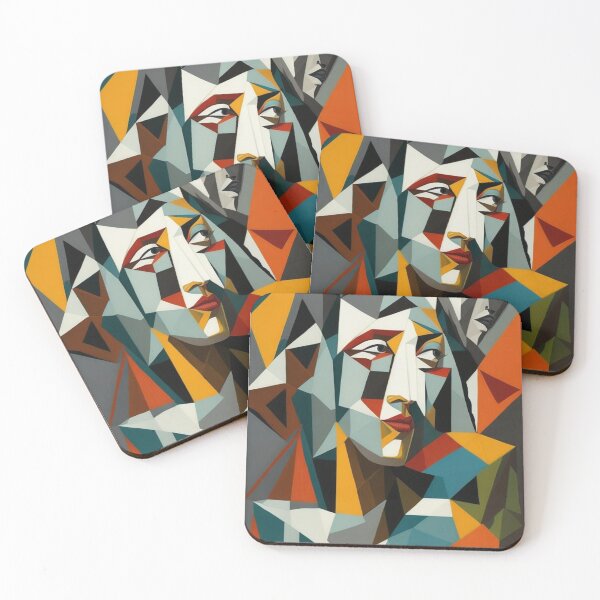 Item preview, CUBIST DIGITAL PAINTING designed and sold by UTOPIKA.