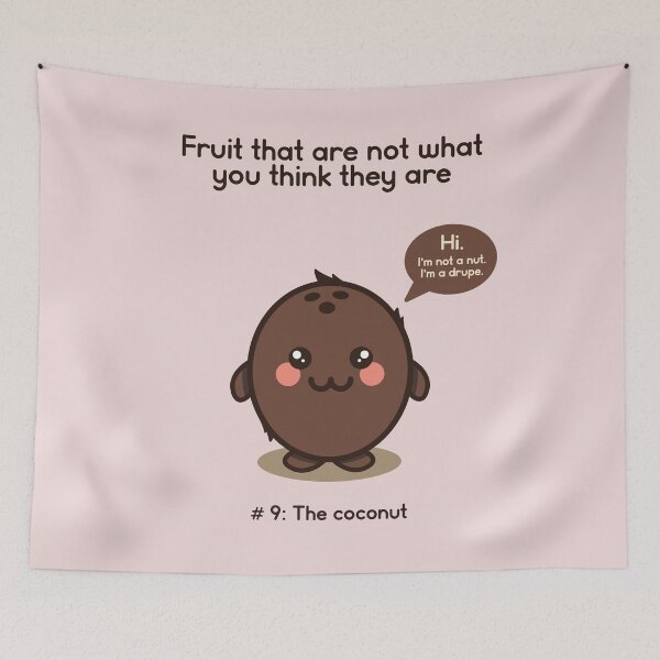 Item preview, Fruit That Are Not What You Think They Are: The Coconut designed and sold by Venturesome Victrix.