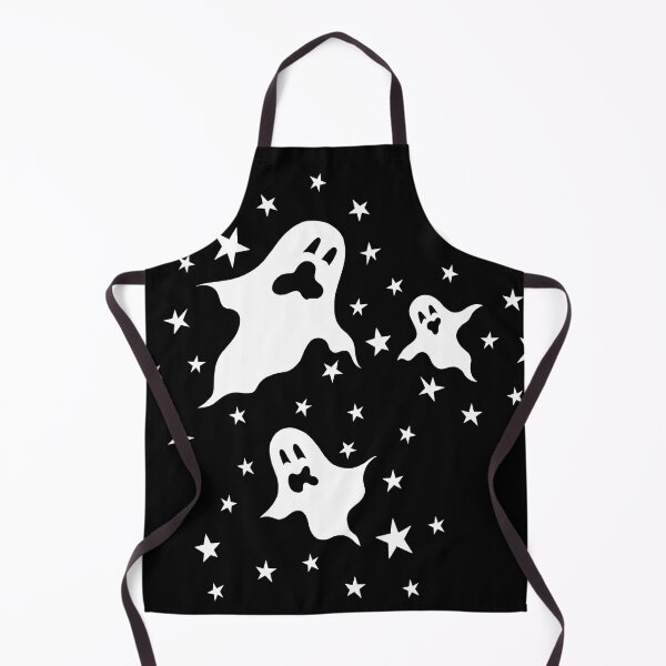 Item preview, Halloween Ghosts + Stars - Black Background designed and sold by Helen McCartney Designs.
