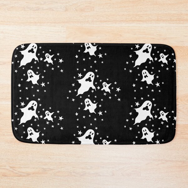 Item preview, Halloween Ghosts + Stars - Black Background designed and sold by Helen McCartney Designs.