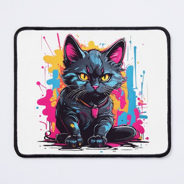 Item preview, A mischievous black cat. designed and sold by Kwanbaba21.