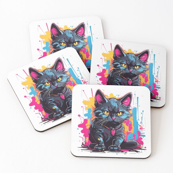 Item preview, A mischievous black cat. designed and sold by Kwanbaba21.