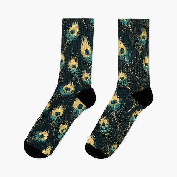 Item preview, Peacock Feathers - Seamless Pattern designed and sold by IntristedAI.
