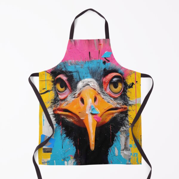 Item preview, Euphoric Ostrich: A Burst of Colors. designed and sold by GiveMeMood.