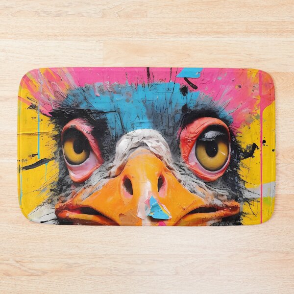 Item preview, Euphoric Ostrich: A Burst of Colors. designed and sold by GiveMeMood.