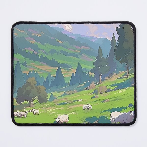 Item preview, Chill Anime Sheep field, pixel art- Relaxing designed and sold by octoboobs.