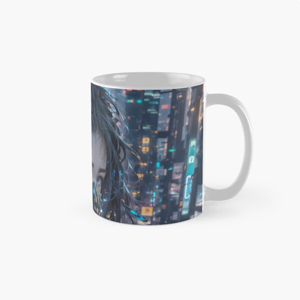 Item preview, City cyberpunk girl designed and sold by Viesii.