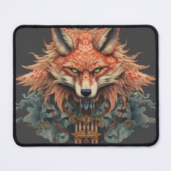 Item preview, Kitsune Fox Yokai Illustration designed and sold by TheCreativeWork.