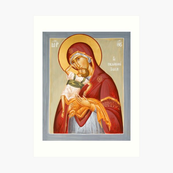 Theotokos Pelagonitisa Art Print