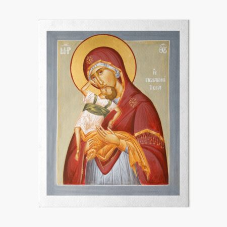 Theotokos Pelagonitisa Art Board Print