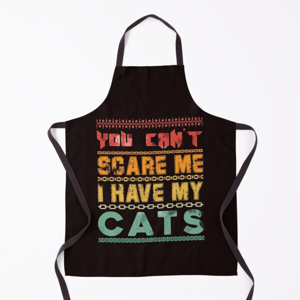 Aperçu de l'œuvre You Can't Scare me, I have my Cats Security Vintage créée et vendue par AJ DESIGN.