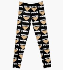 Matze-Mann-Passahfest-jüdisches Feiertags-Nahrungsmittelgeschenk Leggings