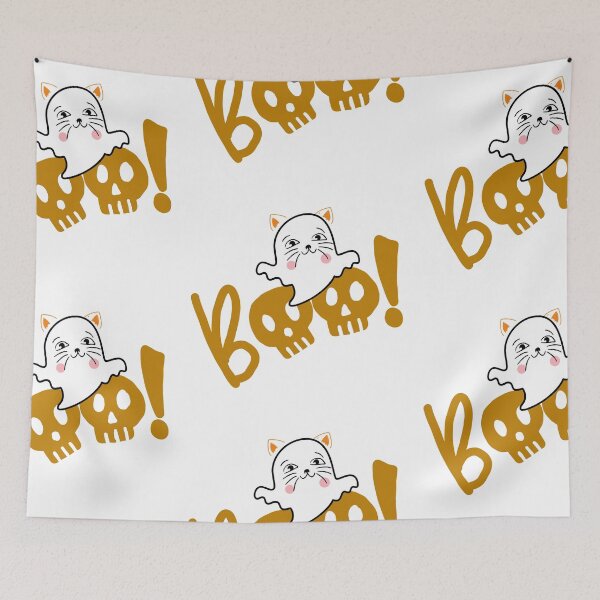 Item preview, cat ghost boo designed and sold by ichirochen.