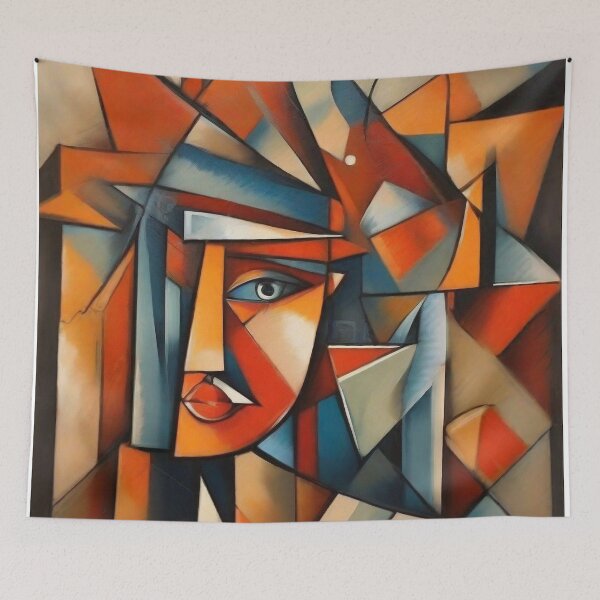 Item preview, CUBIST DIGITAL PAINTING designed and sold by UTOPIKA.
