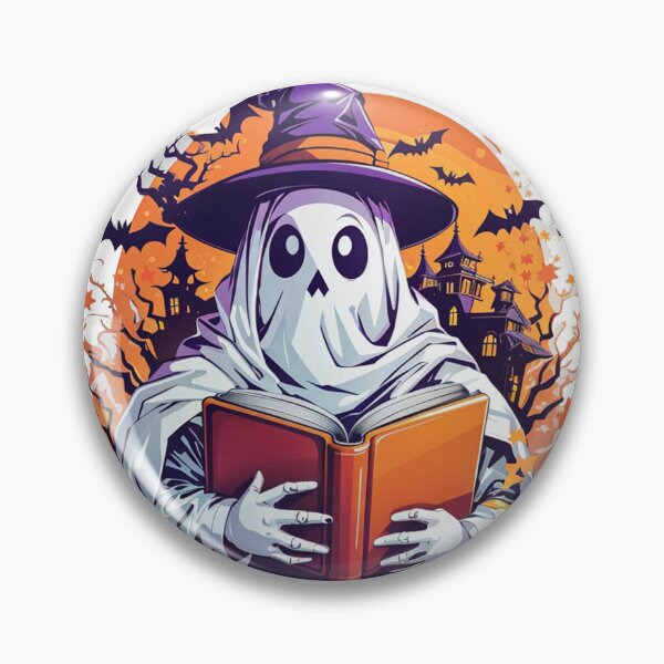 Item preview, Read more books Halloween Ghost Reading Books designed and sold by AdoreBestial.