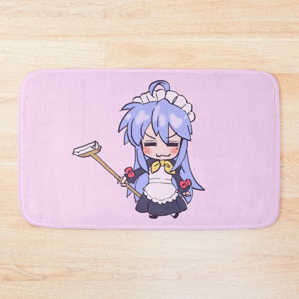 Item preview, I draw pastel blue izumi konata in a cute wholesome maid dress / lucky star  designed and sold by RansRoom.