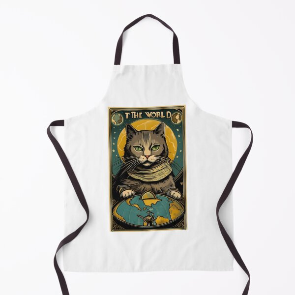 Item preview, Tarot cat the world designed and sold by KorArtStudio.