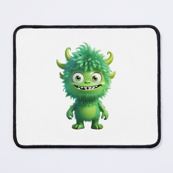 Item preview, Funny Friendly Cartoon Green Monster designed and sold by cArtToonShop.