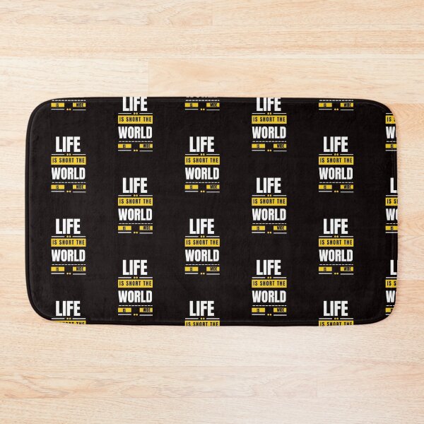 Item preview, Life Is Short The World Is Wide designed and sold by EllianaFashion.