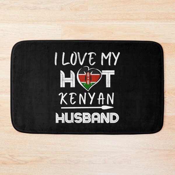 Item preview, I Love My Hot Kenyan Husband Kenya designed and sold by Furahisha.
