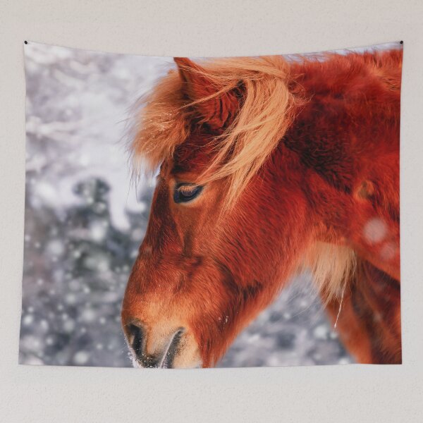 Item preview, Chestnut Horse in The Snow designed and sold by Nicklas81.