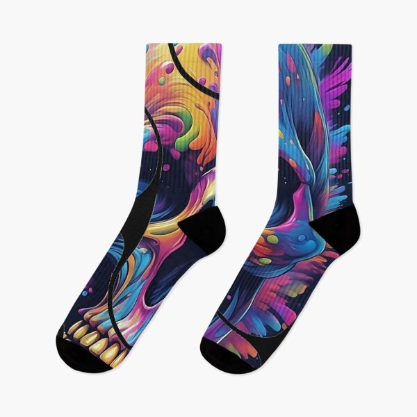 Item preview, Psychedelic Skulls 9 designed and sold by Mitrodoros.