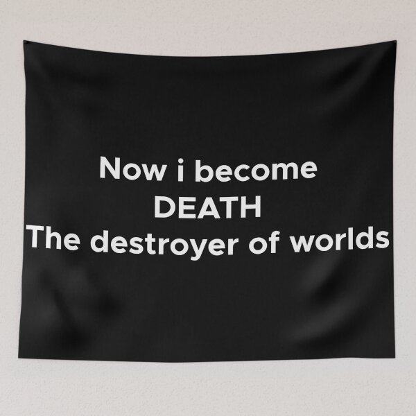 Item preview, Now i become death the destroyer of worlds designed and sold by chihab21.