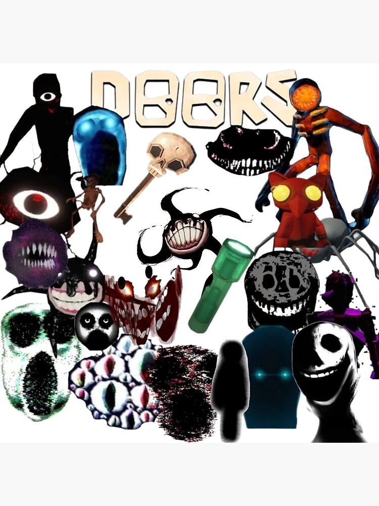 Roblox doors, seek and eyes Poster by doorzz