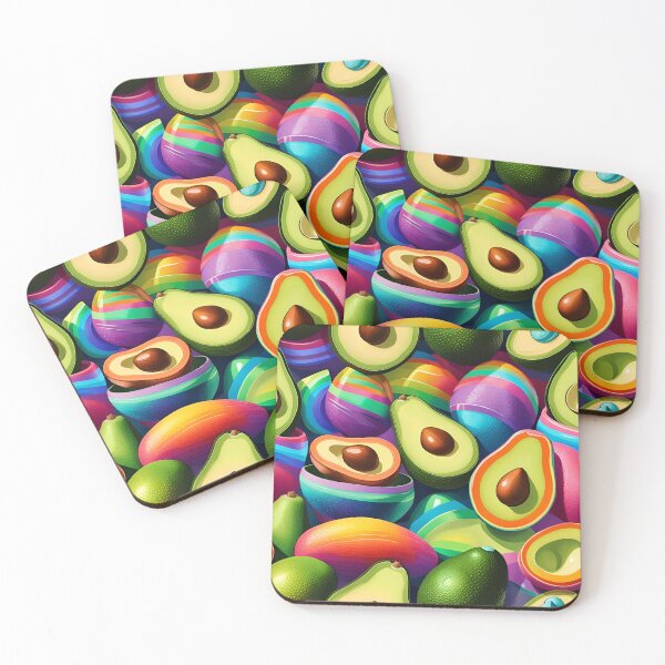 Item preview, Colorful Avocados designed and sold by SeamCraft.